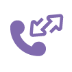 blended calls icon
