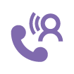 call monitoring icon