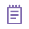notes icon purple